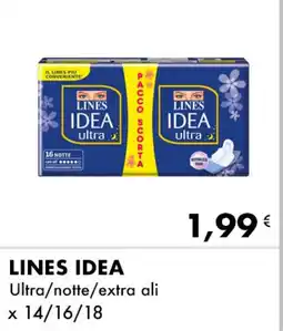 Iper Tosano LINES IDEA Ultra/notte/extra ali offerta