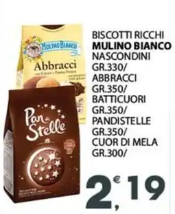 Eurospar Biscotti ricchi mulino bianco nascondini offerta