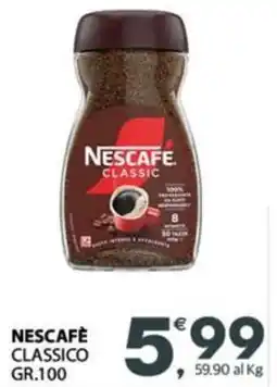 Eurospar Nescafè classico offerta