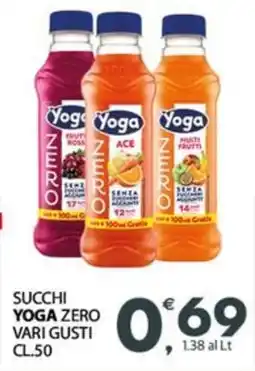 Eurospar Succhi yoga zero vari gusti offerta