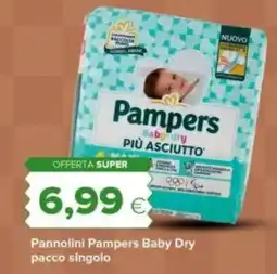 Tigre Pannolini Pampers Baby Dry pacco singolo offerta