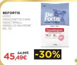 Arcaplanet Befortis hypo crocchette cane adult small agnello-salmone offerta