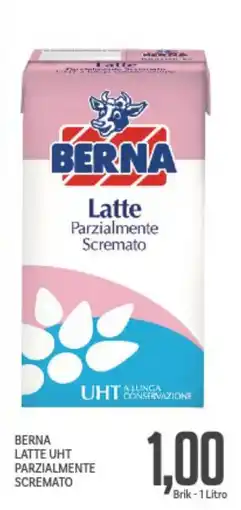 Supermercati Piccolo Berna latte uht parzialmente scremato offerta