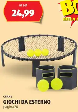 ALDI Crane giochi da esterno offerta