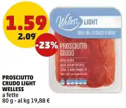PENNY Prosciutto crudo WELLESS offerta