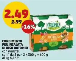 PENNY Condimento per insalata di riso ORTOMIO offerta