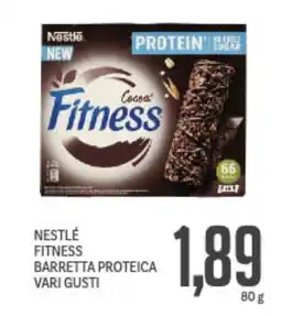 Supermercati Piccolo Nestlé fitness barretta proteica vari gusti offerta