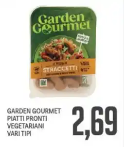 Supermercati Piccolo Garden gourmet piatti pronti vegetariani offerta
