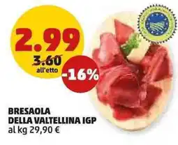 PENNY Bresaola della valtellina IGP offerta