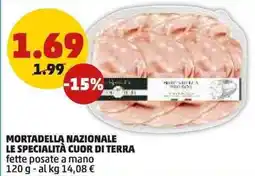 PENNY Mortadella nazionale LE SPECIALITÀ CUOR DI TERRA offerta