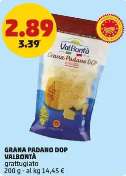PENNY Grana padano dop VALBONTÀ offerta