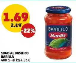 PENNY Sugo al basilico BARILLA offerta