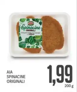 Supermercati Piccolo Aia spinacine originali offerta