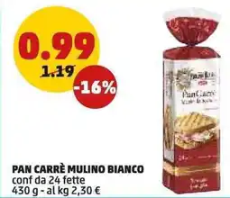 PENNY Pan carré MULINO BIANCO offerta