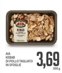 Supermercati Piccolo Aia kebab di pollo tagliato in sfoglie offerta