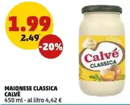 PENNY Maionese classica CALVÈ offerta