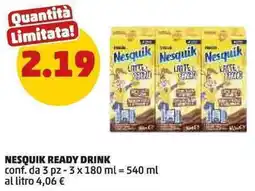 PENNY Nesquik ready drink offerta