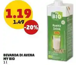 PENNY Bevanda di avena MY BIO offerta