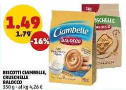 PENNY Biscotti ciambelle, cruschelle BALOCCO offerta