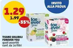 PENNY Tisane solubili FOREVER YOU offerta