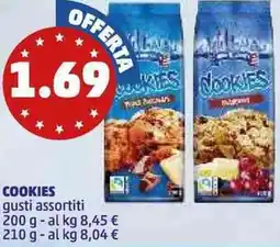 PENNY Cookies gusti assortiti offerta