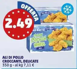 PENNY Ali di pollo croccanti, delicate offerta