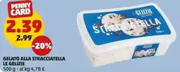 PENNY Gelato alla stracciatella LE GELIZIE offerta