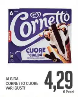 Supermercati Piccolo Algida cornetto cuore vari gusti offerta