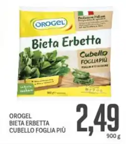 Supermercati Piccolo Orogel bieta erbetta cubello foglia più offerta
