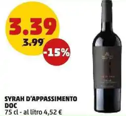 PENNY Syrah d'appassimento DOC offerta