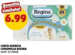 PENNY Carta igienica camomilla REGINA offerta