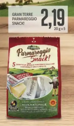 Supermercati Piccolo Gran terre parmareggio snack! offerta