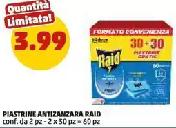 PENNY Piastrine antizanzara RAID offerta