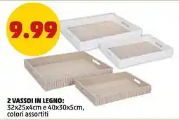 PENNY 2 vassoi in legno offerta