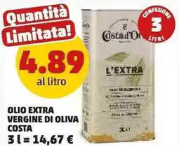 PENNY Olio extra vergine di oliva COSTA offerta