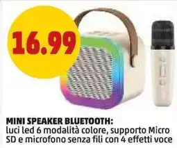 PENNY Mini speaker bluetooth offerta