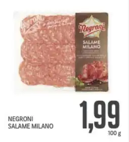 Supermercati Piccolo Negroni salame milano offerta
