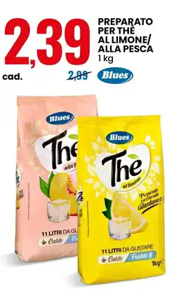 Eurospin Preparato per the al limone/ alla pesca Blues offerta