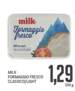 Supermercati Piccolo Milk formaggio fresco classico/light offerta