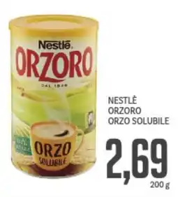 Supermercati Piccolo Nestlé orzoro orzo solubile offerta