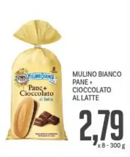 Supermercati Piccolo Mulino bianco pane+ cioccolato al latte offerta