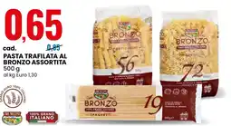 Eurospin Pasta trafilata al bronzo assortita TRE MULIN offerta