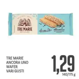 Supermercati Piccolo Tre marie ancora uno wafer vari gusti offerta