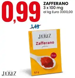 Eurospin Zafferano JEREZ offerta