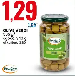 Eurospin Variagusto olive verdi offerta