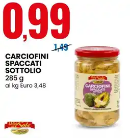 Eurospin Carciofini spaccati sottolio Delizie Sole offerta