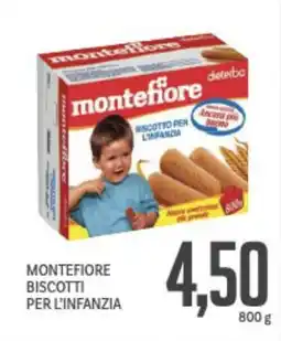 Supermercati Piccolo Montefiore biscotti per l'infanzia offerta