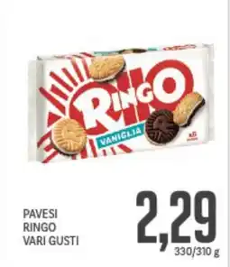 Supermercati Piccolo Pavesi ringo vari gusti offerta