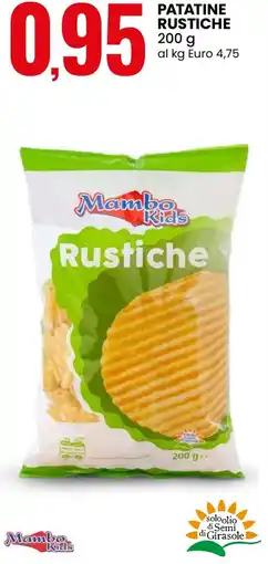 Eurospin Patatine rustiche Mambo Kids offerta