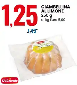 Eurospin Ciambellina al limone Dolciando offerta